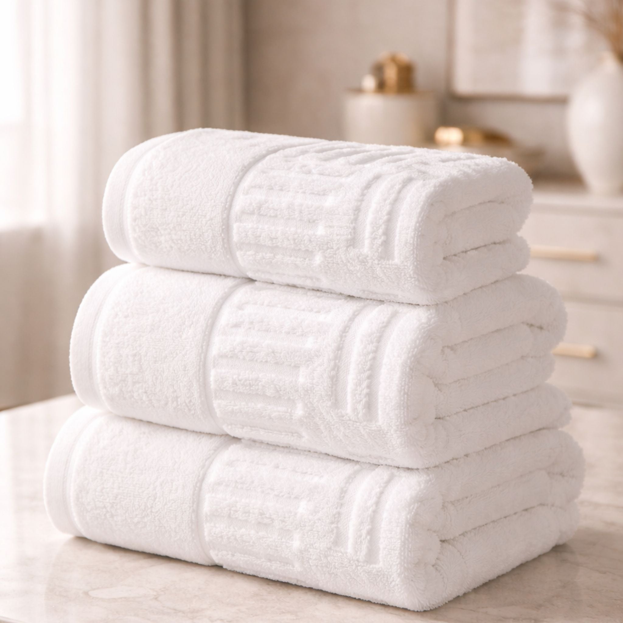 toalha-banho-branca-luxo-algodao-premium-textura-geometrica-design-elegante-pendurada-gancho-dourado-banheiro-sofisticado-decoracao-minimalista-interior-premium-habitattio
